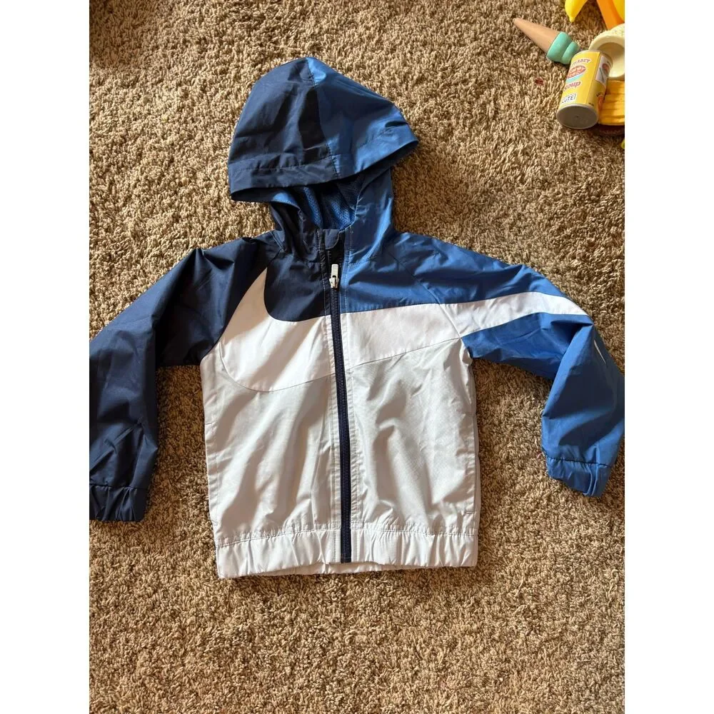 Nike blue giant logo jacket